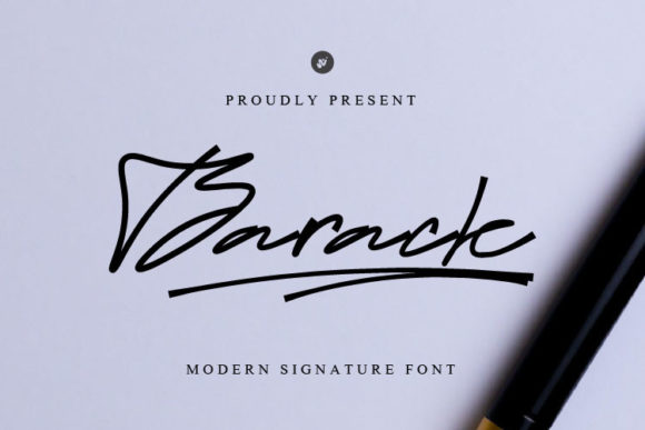 Barack Script: A Modern Signature Font for Engaging Campaigns