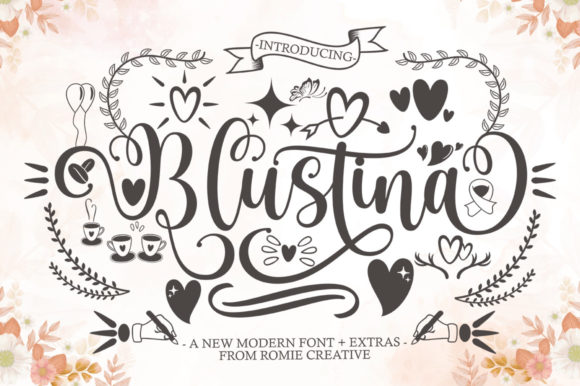 Blustina Script: Elevate Your Brand with a Luxurious Typeface