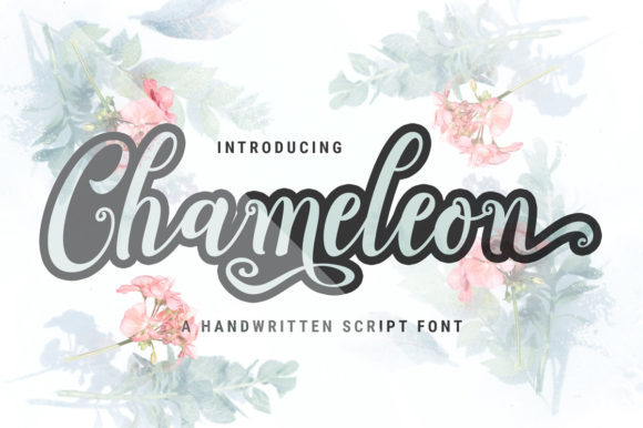 Chameleon Script: A Handwritten Font for Elegant Editorial Design