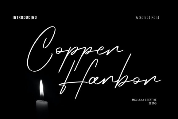 Copper Harbor Script: A Stylish Typeface for Web Design