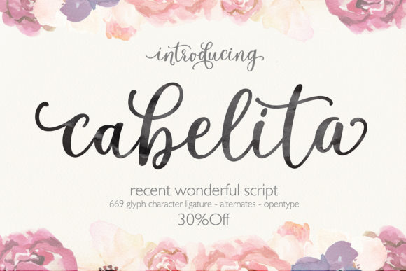 Discover Cabelita Script: A Typeface for Elegant Publishing