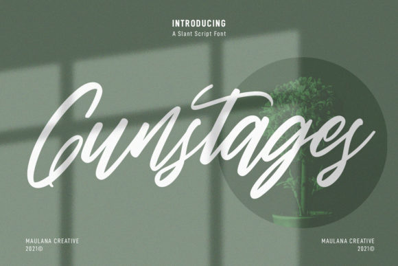 Discover the Elegance of Gunstages Script Font