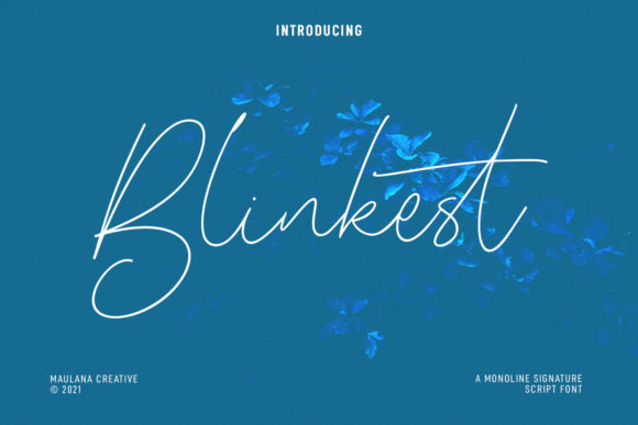 Elevate Your Brand with Blinkest Script: A Premium Font for Marketers