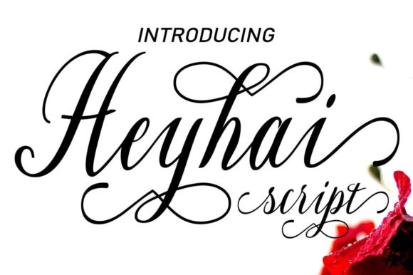 Elevate Your Editorial Design with Heyhai Script Font