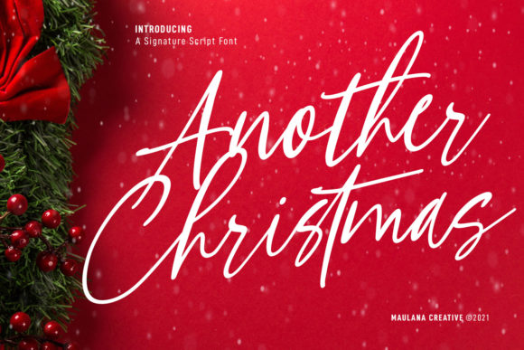 Enhance Your Brand with Another Christmas Script Font