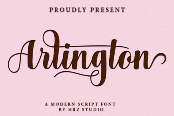 Enhance Your Brand with Arlington Script Font