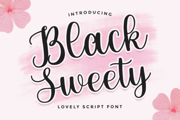 Enhance Your Brand with Black Sweety Script Font