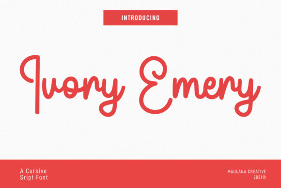 Enhance Your Brand with Ivory Emery Script