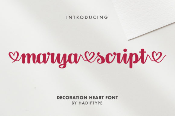 Enhance Your Brand with Marya Script Font