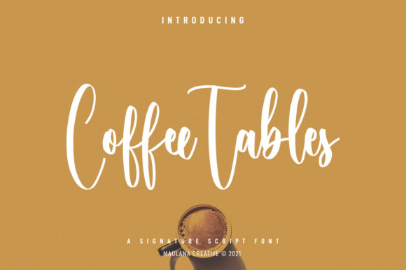Enhance Your Campaigns with Coffee Tables Script Font