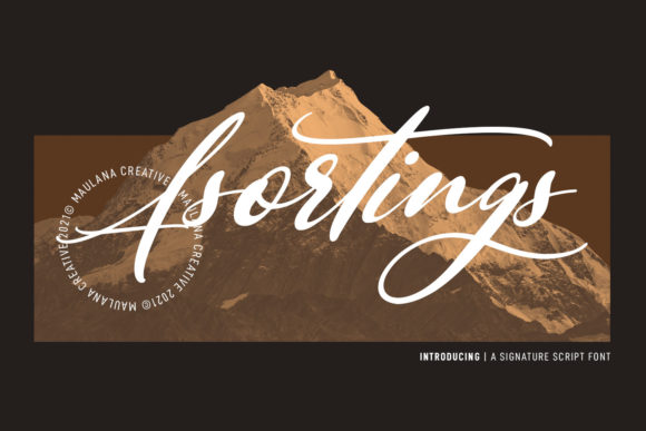 Enhance Your Web Design with Asortings Script Font