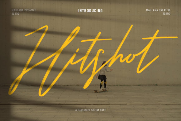 Enhance Your Web Design with Hitshot Script Font
