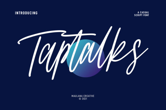 Enhance Your Web Design with Taptalks Script Font