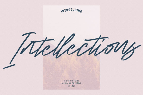 Intellections Script: A Stylish Typeface for Elegant Web Design