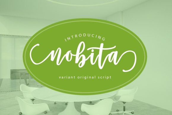 Introducing Nobita Script: A Versatile Font for Creative Branding
