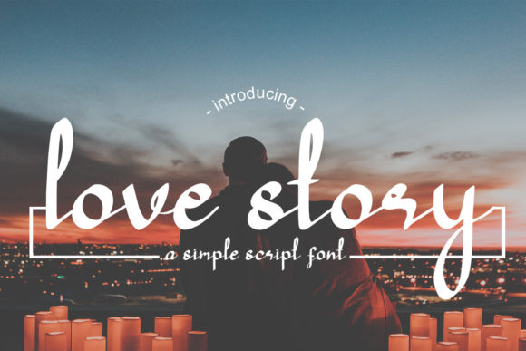 Love Story Script: A Handwritten Font for Makers