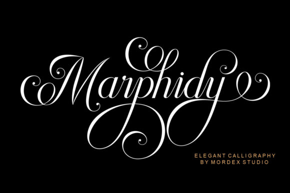 Marphidy Script: A Charming Font for Editorial Design