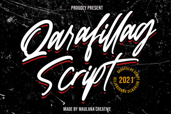 Qarafillag Script: A Bold and Charming Font for Your Next Campaign