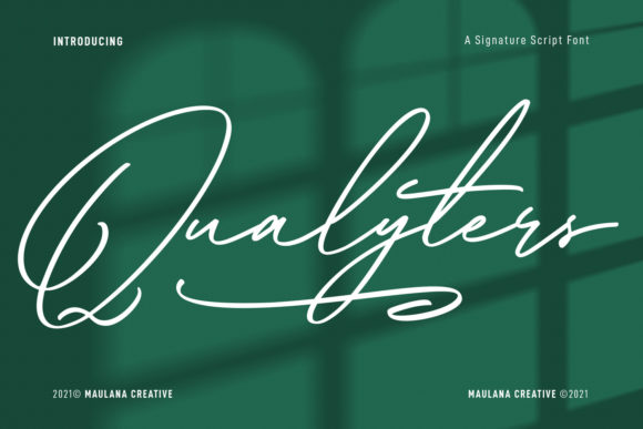 Qualyters Script: A Unique Font for Modern Web Design