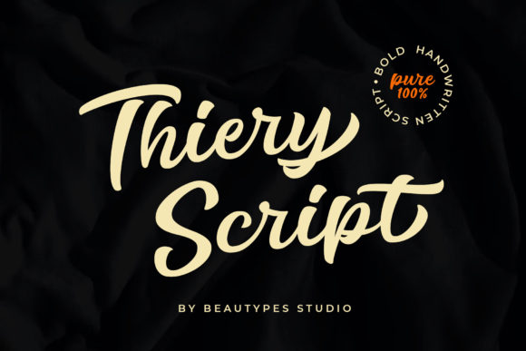 Thiery Script: A Modern Typeface for Elegant Web Design