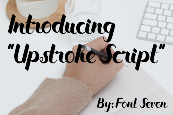 Upstroke Script: A Charming Handwritten Font for Editorial Design